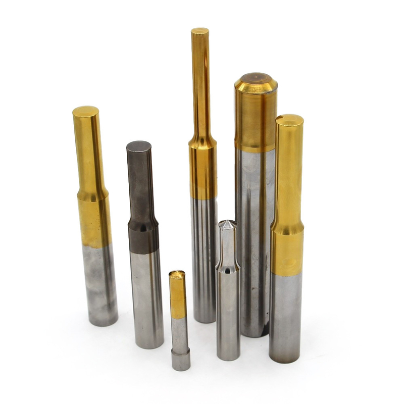 Precisión de recubrimiento de TiN de alta resistencia HSS Estampado Punch Pin OEM Design Parts de matriz de tornillo