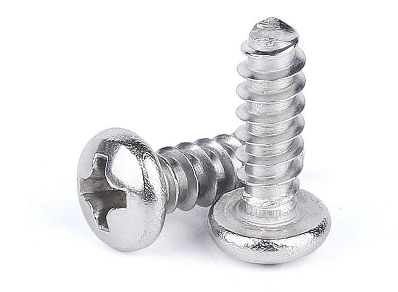 Revestimiento de titanio GB845 para bicicletas cabeza redonda cruzada recubrida soporte de tornillo de auto-perforación servicio personalizado