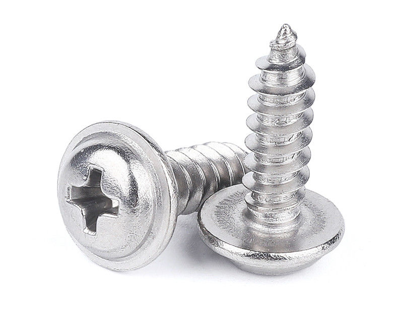 Revestimiento de titanio GB845 para bicicletas cabeza redonda cruzada recubrida soporte de tornillo de auto-perforación servicio personalizado