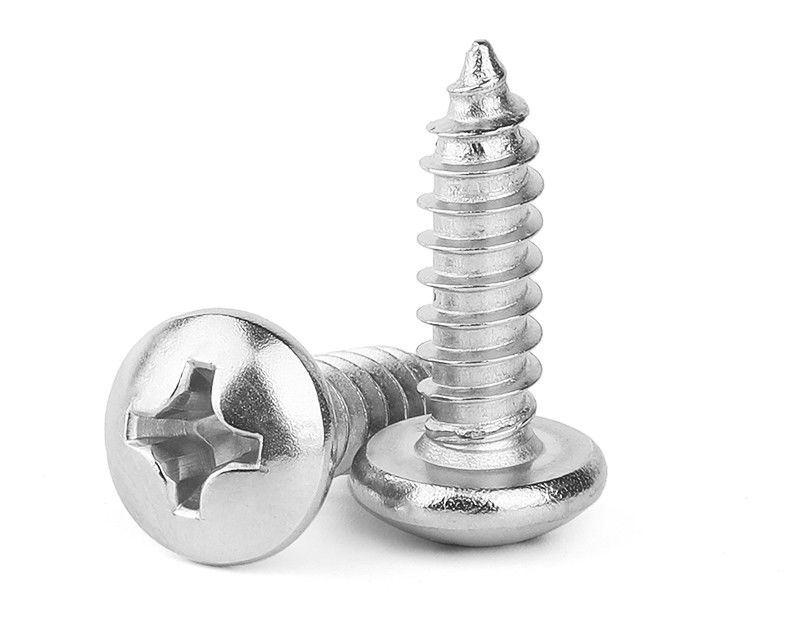 Asistencia de desgaste alto Cabeza redonda cruz reprimida Tres tornillo de combinación para la máquina electrónica