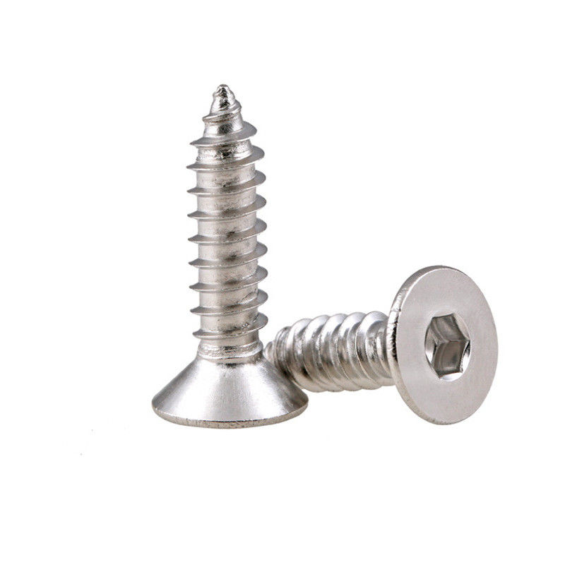 Precisión micro tornillo M0.6-M3 contra cabeza sumergida torsión de tornillo pequeño auto-toque para tornillo marino