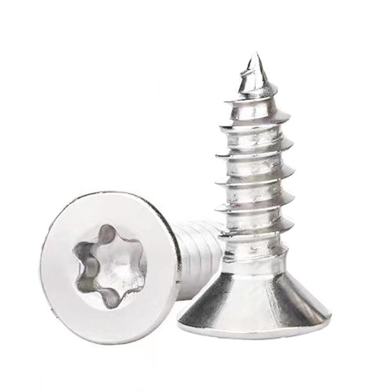 Materiales de niquelado para el tratamiento de la superficie de pulido contra el hundimiento de la máquina de soldadura de tornillos para uso decorativo DIN963 GB68
