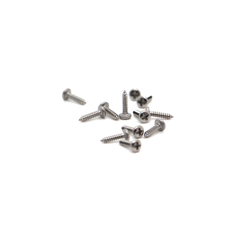 Tratamiento de pulido de material de carbono para la electrónica de precisión Contersunk Head Cross Recessed Precision Micro Screws