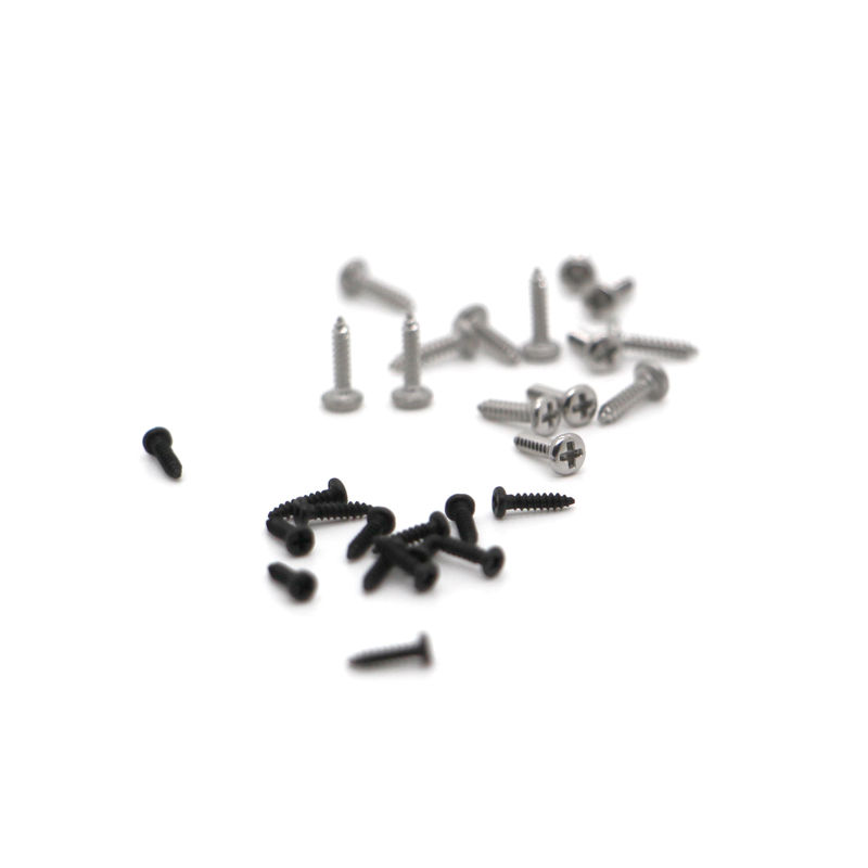 Micro tornillos de acero al carbono zinc-níquel recubierto con lavadoras de resorte y tuercas planas para el montaje de placas de PCB