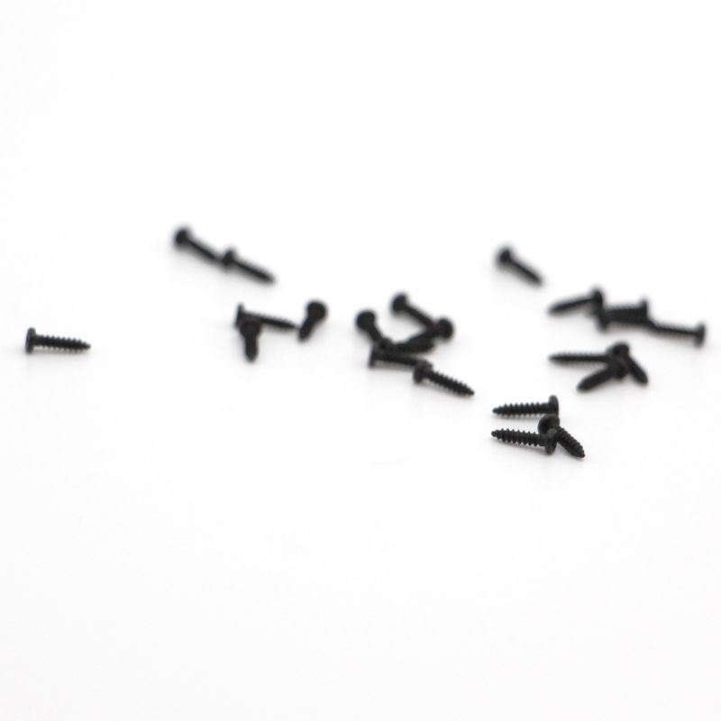 Micro tornillos de acero al carbono zinc-níquel recubierto con lavadoras de resorte y tuercas planas para el montaje de placas de PCB