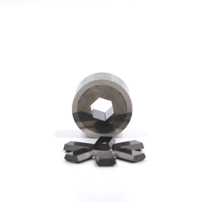 Segmentado Hex Die Desgaste Resistente a la fatiga térmica para acero al carbono inoxidable Forja en frío caliente Modulos reemplazables Fácil mantenimiento