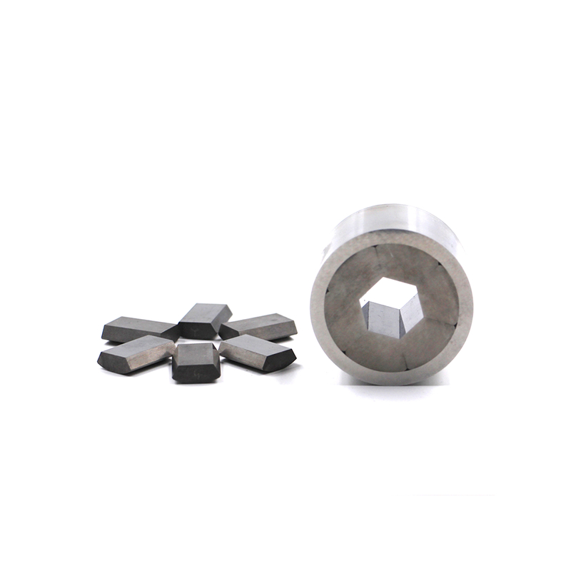 Segmentado Hex Die Desgaste Resistente a la fatiga térmica para acero al carbono inoxidable Forja en frío caliente Modulos reemplazables Fácil mantenimiento