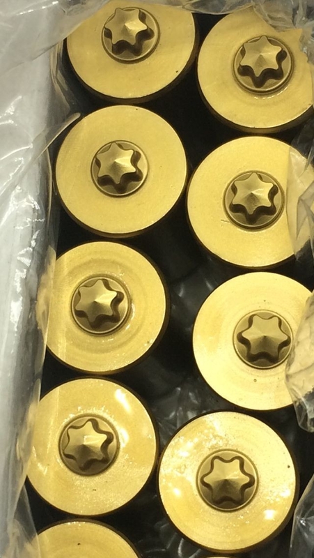 Revestimiento de estaño DIN Phillips Cabeza plana Cabeza de punzón Torsión de punzón 7981 M2 M42 Material