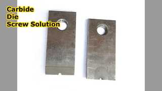 Caja de acero personalizada del molde de tornillo de matriz de carburo YG15